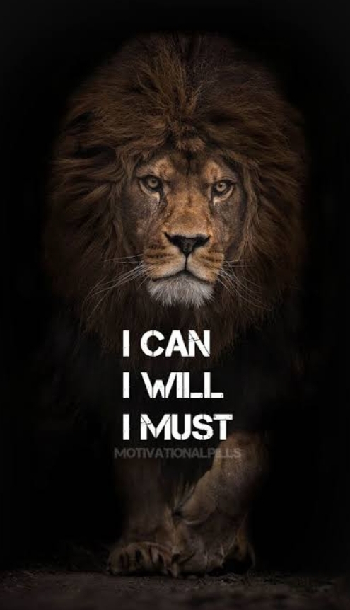 The I Can…I Will…I Must Mindset!